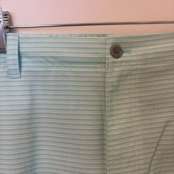 Jack Snicklaus Golf Shorts Men's Size 38 Ocean Blue Green Stripped 9" NWT - Picture 3 of 12